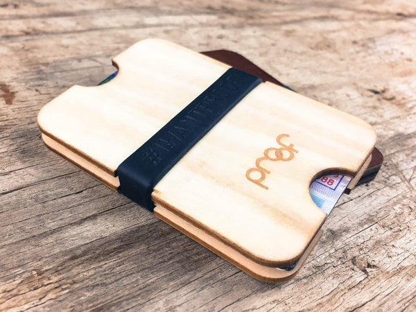 The Slab Eco-Friendly Natural Wood Wallet 
