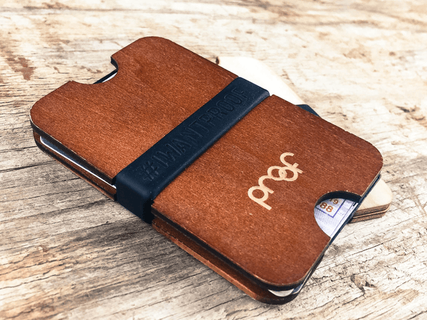 The Slab Eco-Friendly Stained Wood Wallet 